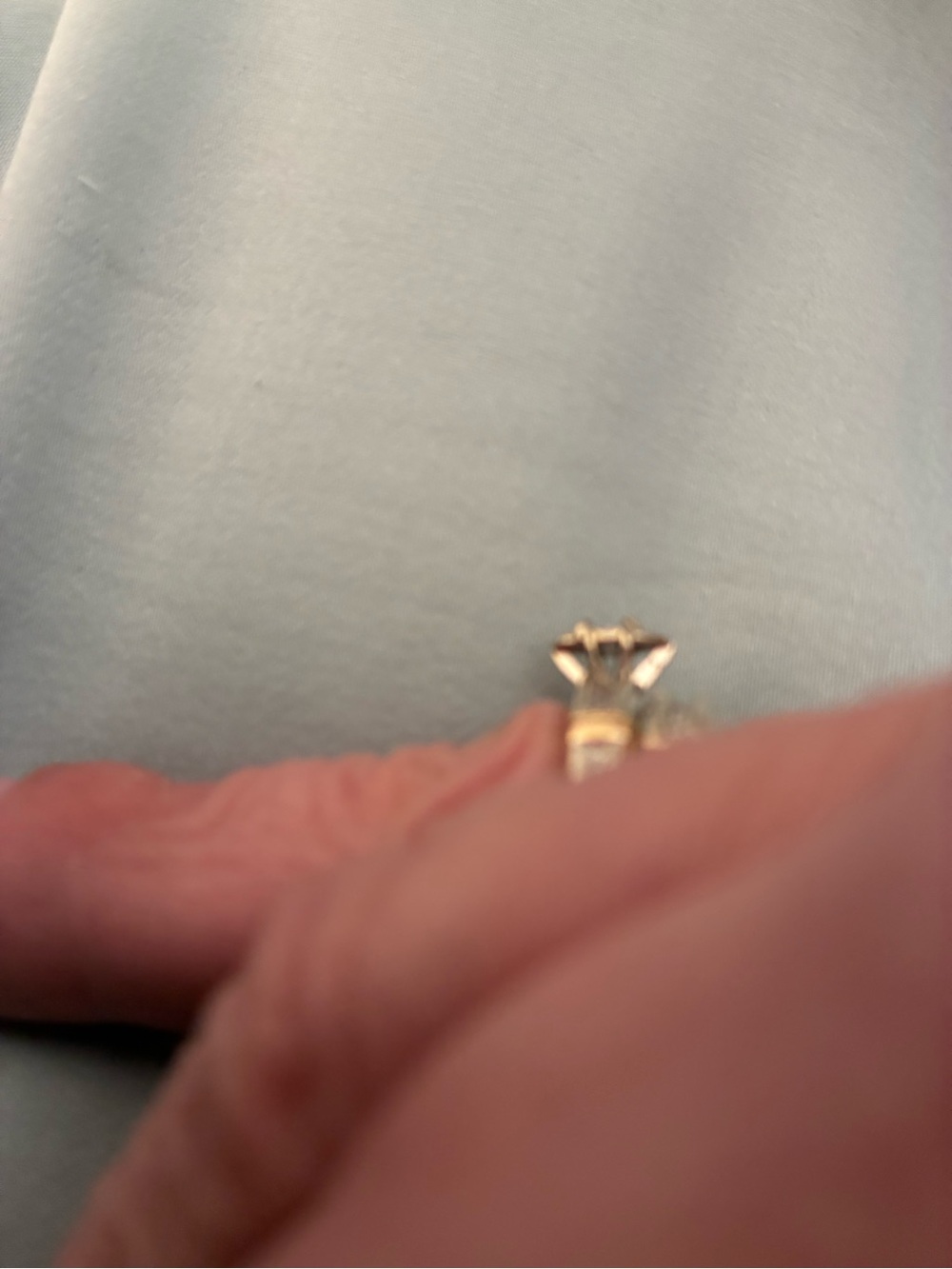 14k natural diamond engagement/wedding ring set - Picture 5 of 6